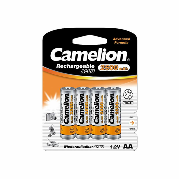 Camelion dobíjecí baterie AA / R6 2500mAh 4 ks.
