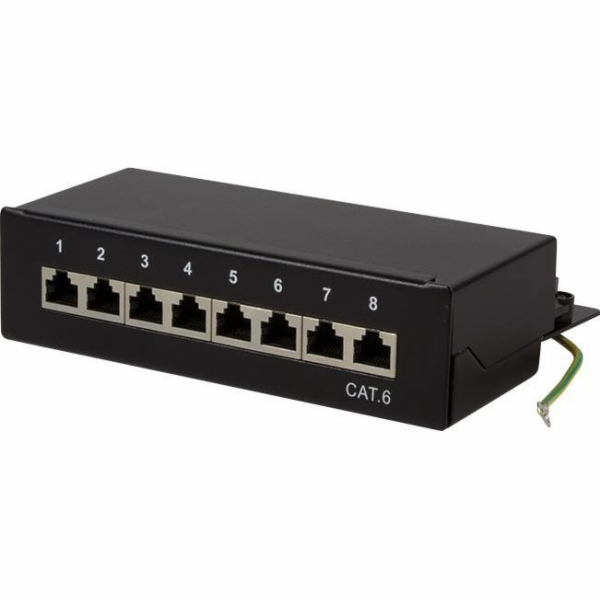 LogiLink Patch stacionární panel LogiLink NP0017B 8x RJ45...