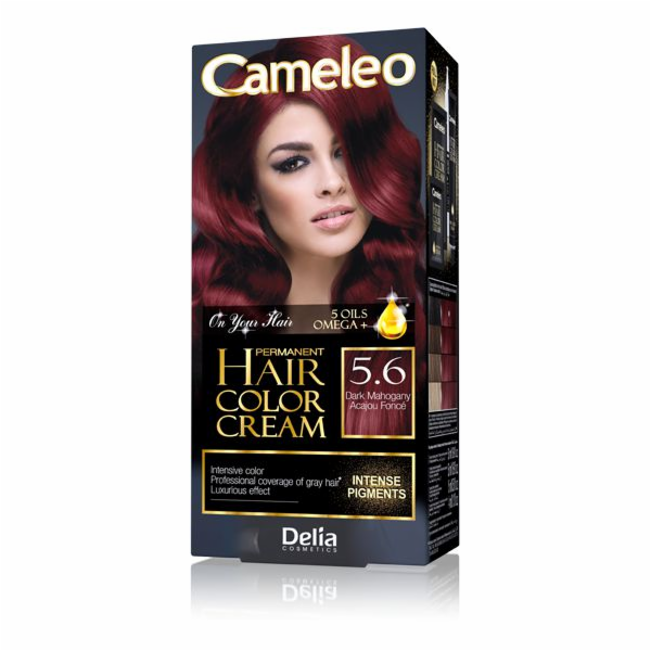 Delia Cameleo HCC Omega+ permanentní barva č. 5,6 Tmavý m...
