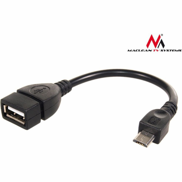 Maclean microUSB – USB adaptér černý (MCTV-696)