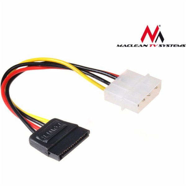Maclean Molex – SATA, 0,15 m, vícebarevný (MCTV-633)