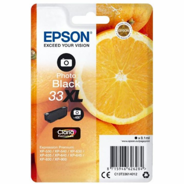 Epson Ink Singlepack 33XL Claria Premium (C13T33614012)