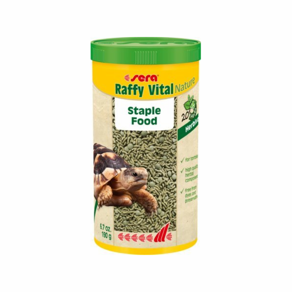 Sera Raffy Vital Nature 1.000 ml - plazi, základní krmivo