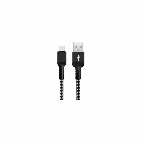 Maclean USB-A – USB-C USB kabel 1 m černý (MCE471)