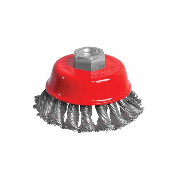 Modeco Steel hrncový kartáč na brusku 100mm - MN-69-135