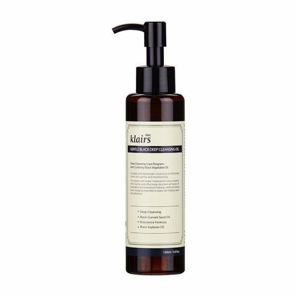 Klairs Gentle Black Deep Cleaning Oil 150 ml