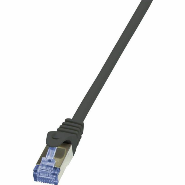 LogiLink Patchcord CAT6A, S/FTP, AWG26, PIMF, 50m, černý ...