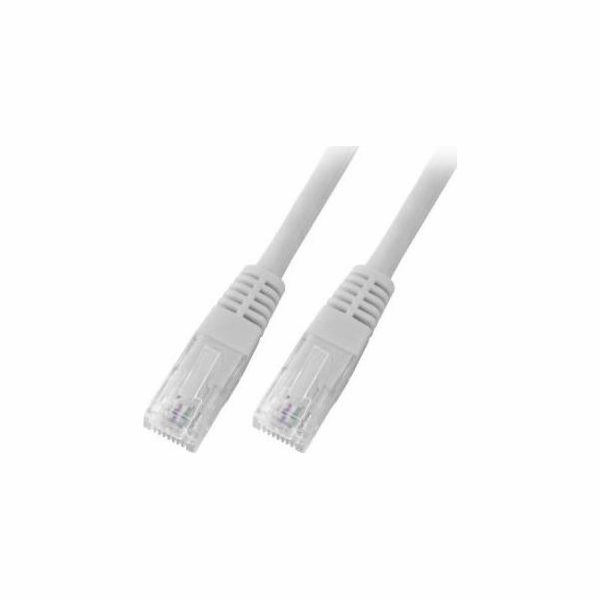 Patchkabel EFB RJ45 U/UTP, Cat.6, PVC, CCA, 0,5m, šedý (K...