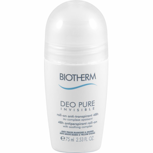 Biotherm Deo Pure Invisible 48H Antiperspirant Roll-On 75ml