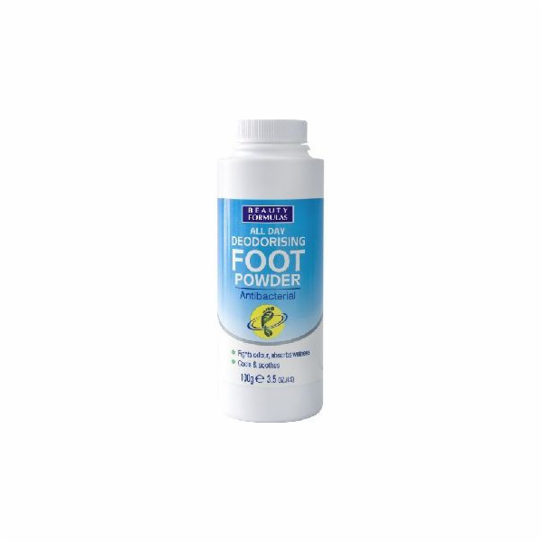 Beauty Formulas Feet Antibakteriální prášek na nohy 100g