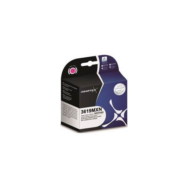 Inkoust Asarto LC3619XLM (purpurový)