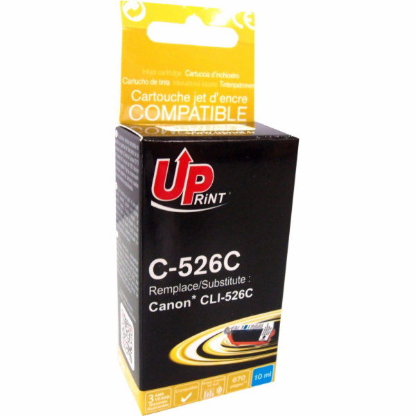 Inkoust UPrint C-526C / CLI526C (azurový)