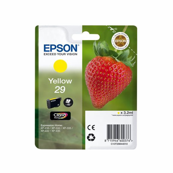 Inkoust Epson Claria Home SP 29 Yellow - C13T29844010