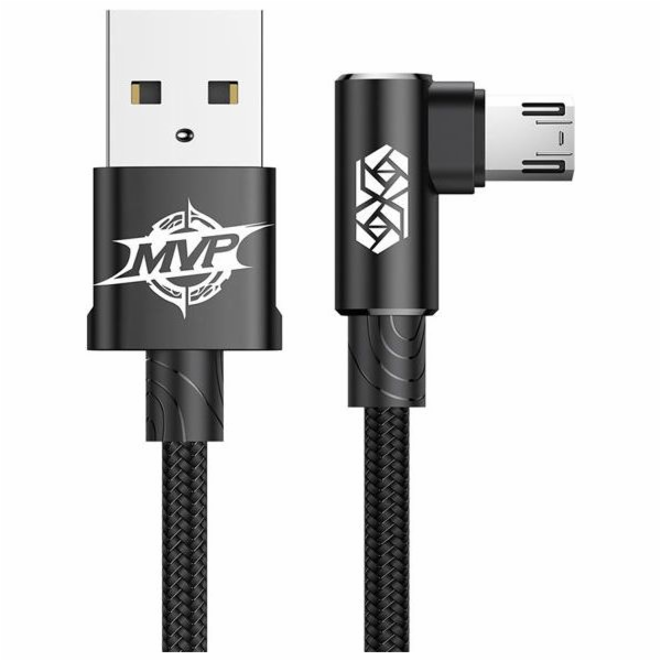 Baseus USB-A - microUSB USB kabel 2 m černý (30554-uniw)