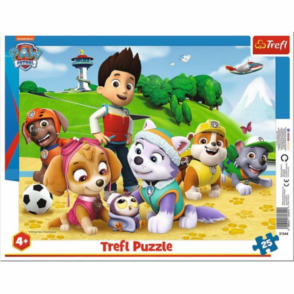 Trefl Frame puzzle 25 Tlapková patrola na stopě TREFL