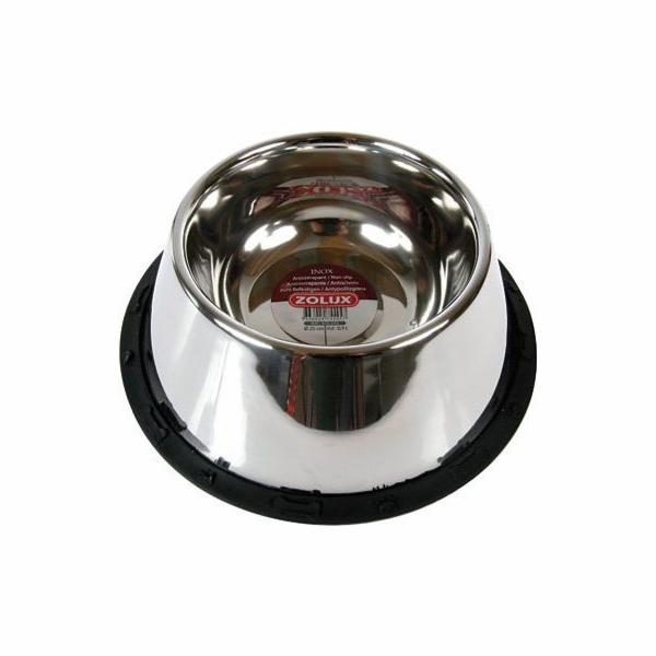 Gumová miska Zolux Inox pro španěla 0,9l