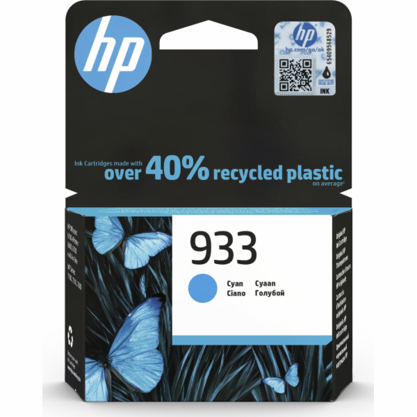 Inkoustový vozík HP HP. Č. 933 azurová (CN058AE)