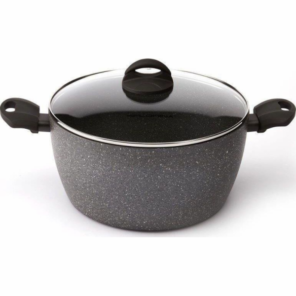 Florina Hliníkový hrnec Florina Lava Stone šedý 28 cm 7l