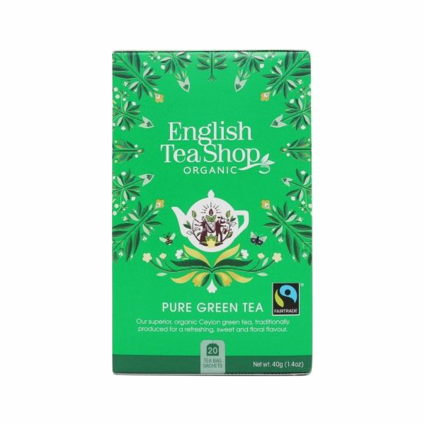 English Tea Sho Zelený čaj (20x2) BIO 40g