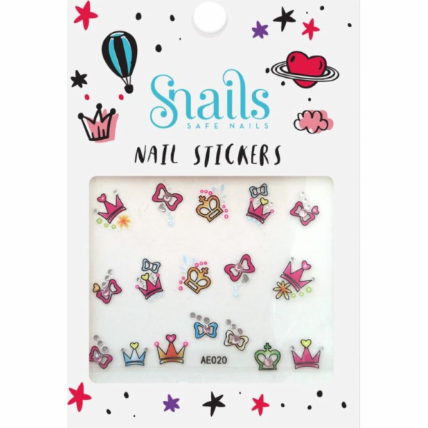 Nálepky na nehty Snails Perfect Princess pro dívky
