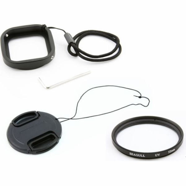 Xrec Set 52mm / ADAPTÉR + UV FILTR + KRYT pro GoPro HERO ...