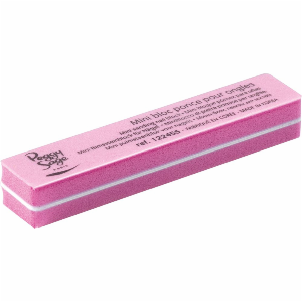 Peggy Sage Mini oboustranný gumový leštící blok (122455)