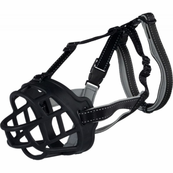 Silikonový náhubek Trixie Muzzle Flex, velikost L, černý