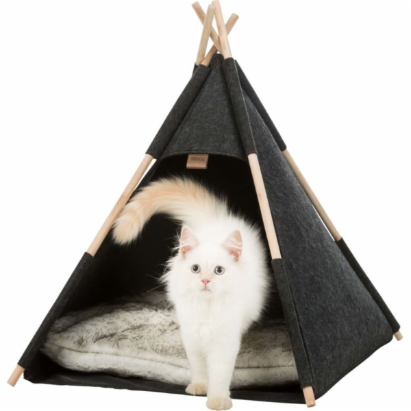 TRIXIE Kočičí jeskyně Tipi, plsť, 55x65x55 cm
