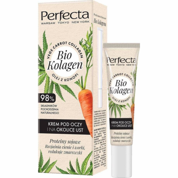 PERFECTA Bio Collagen krém na oblast očí a rtů 15ml