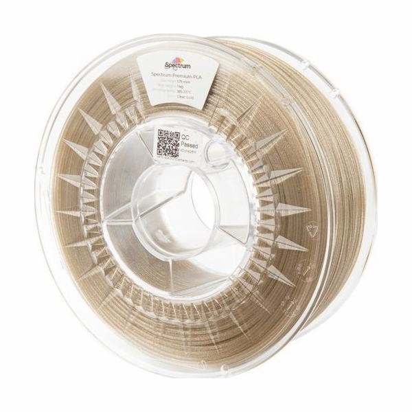 Spectrum Filament PLA Glitter 1,75mm Čiré zlato 1kg