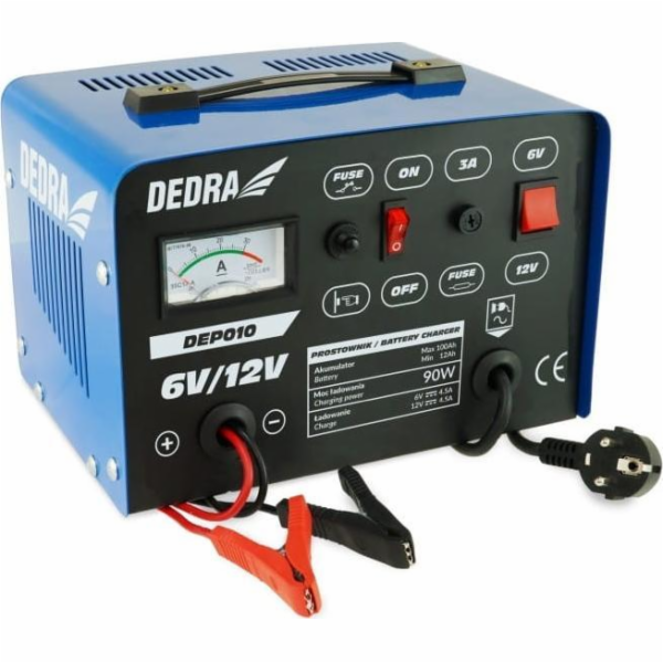 Dedra Usměrňovač DEP010 6/12 V 12-100 Ah