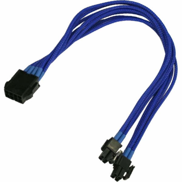 Nanoxia ATX/EPS 8-pin - ATX/EPS 8-pin, 0,3 m, modrá (9002...