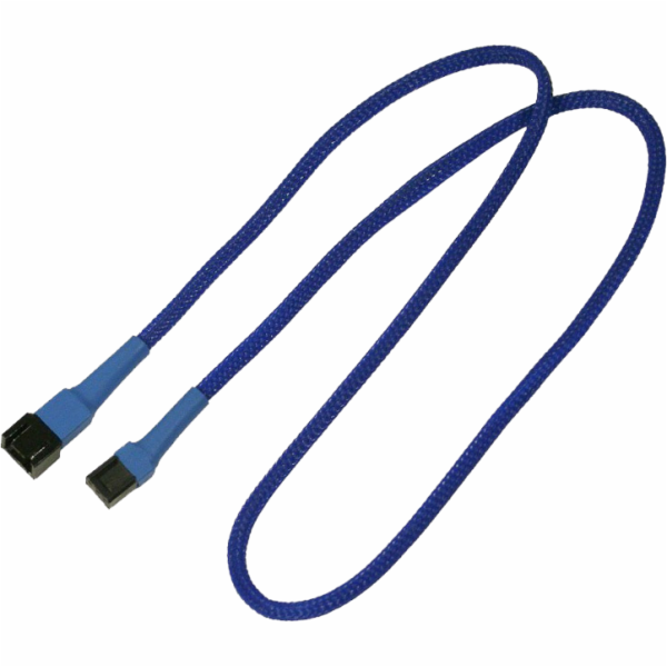 Nanoxia 3-pin - 3-pin, 0,6 m, modrá (900200001)
