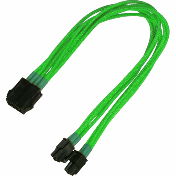Nanoxia ATX/EPS 8-pin - ATX/EPS 8-pin, 0,3 m, zelená (NX8...