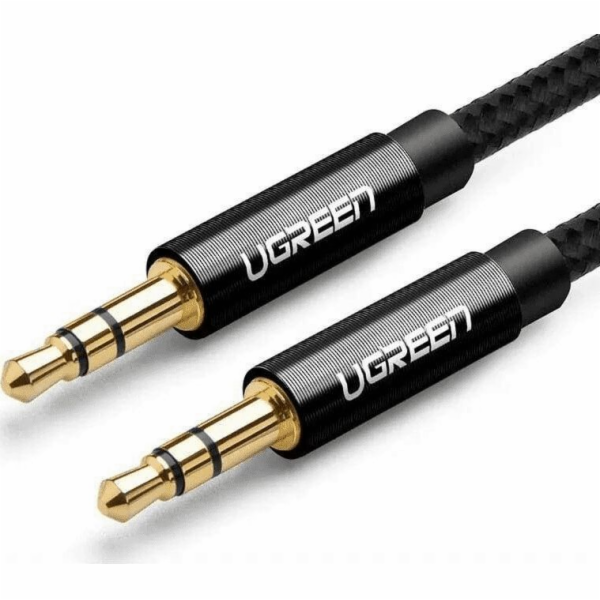 Ugreen Jack 3,5 mm - Jack 3,5 mm kabel 1 m černý (UGR648BLK)