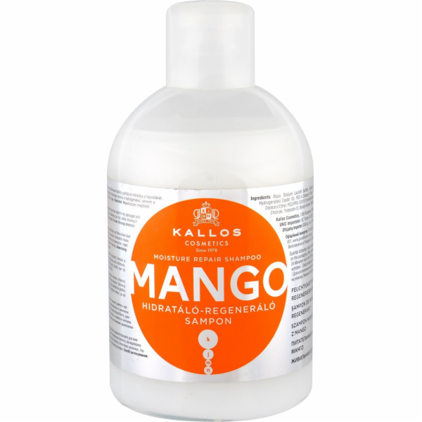 Kallos Moisture Repair Shampoo Mango 1000 ml