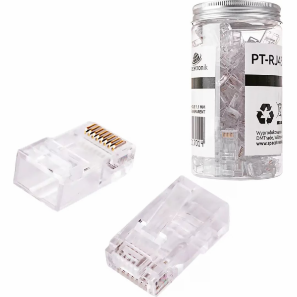 Spacetronik RJ45 zástrčka, průchozí kat.6 UTP PT-RJ456UT-...