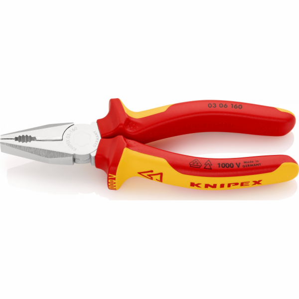 Knipex VDE izolované kleště univerzální 160mm (0306160)