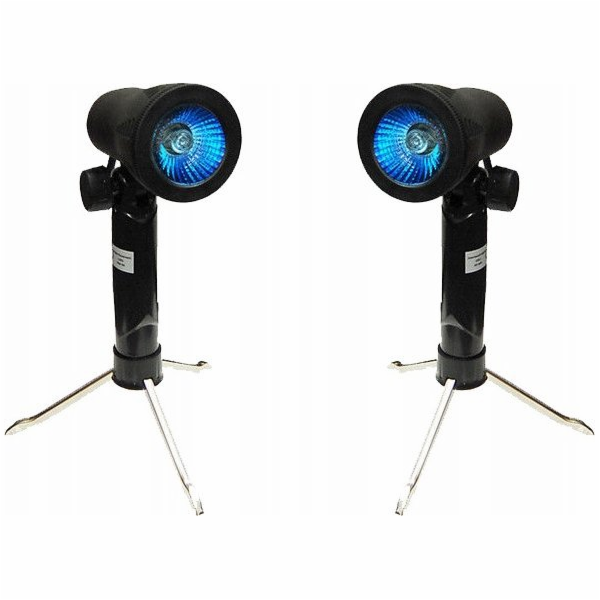 Sada lamp Massa Studio 2x 50w halogenová lampa pro stan b...