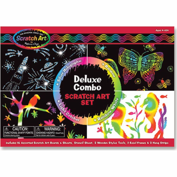 Melissa & Doug Melissa a Doug Deluxe sada stíracích tabul...
