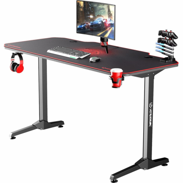 Psací stůl Ultradesk Frag Red 140 cmx60 cm