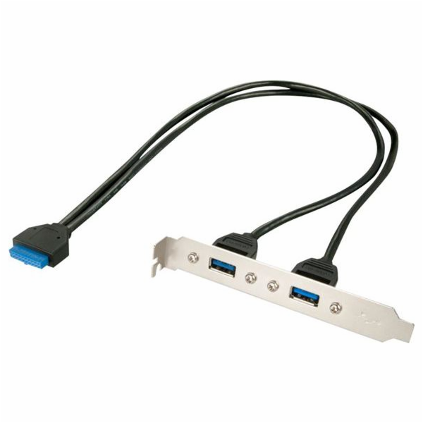 Lindy Zadní panel 2x USB 3.0 (33096)