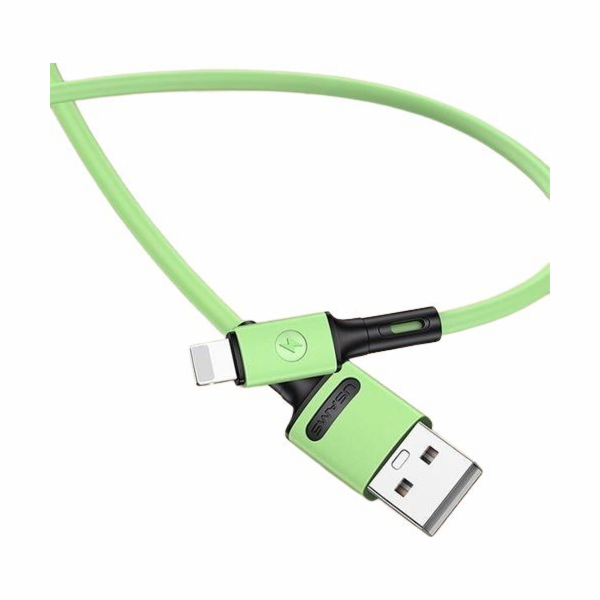 Usams USB-A – Lightning kabel 1 m zelený (69867-uniw)