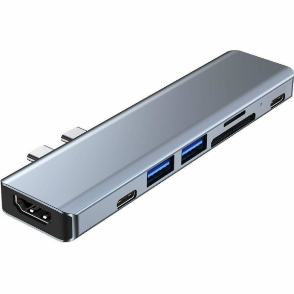 Tech-Protect USB-C Station/Replicator (THP807GRY)