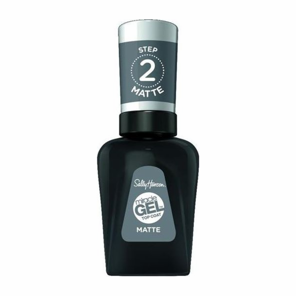 SALLY HANSEN_Miracle Gel Top Coat Matný matný vrchní lak ...