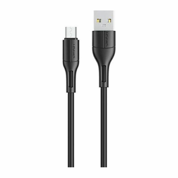Usams USB-A - microUSB USB kabel 1 m černý (SJ502USB01)