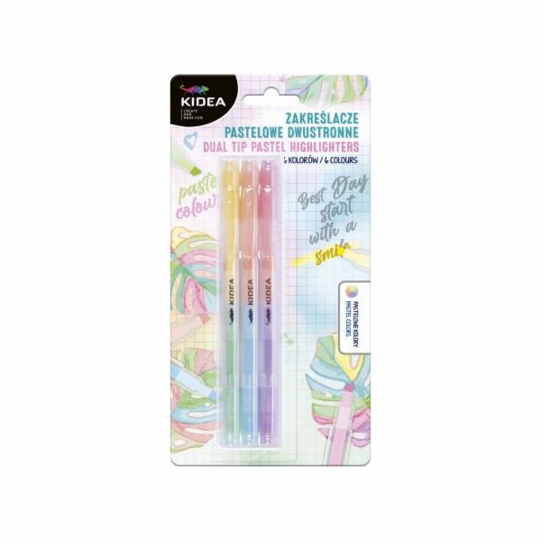 Derform HIGHLIGHTER 2-STRANNÝ 6-COL MINULÝ KIDEA B/C