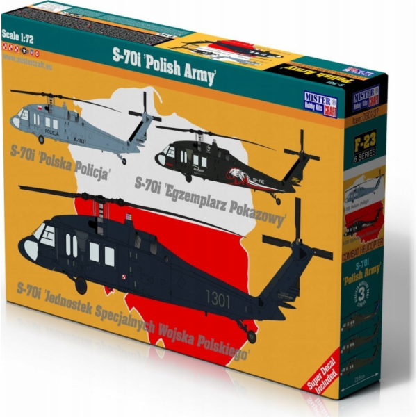 Model vrtulníku Olymp Aircraft Sikorsky S-70i 1:72 F-23