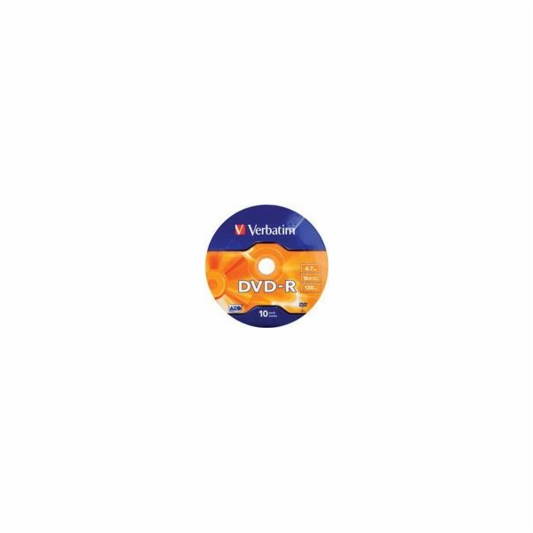 Verbatim DVD-R 4,7 GB 16x 10 kusů (43729)