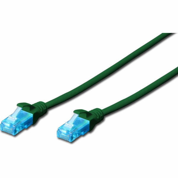 Digitus Patchcord DIGITUS UTP kat. 5e 30m PVC zelený